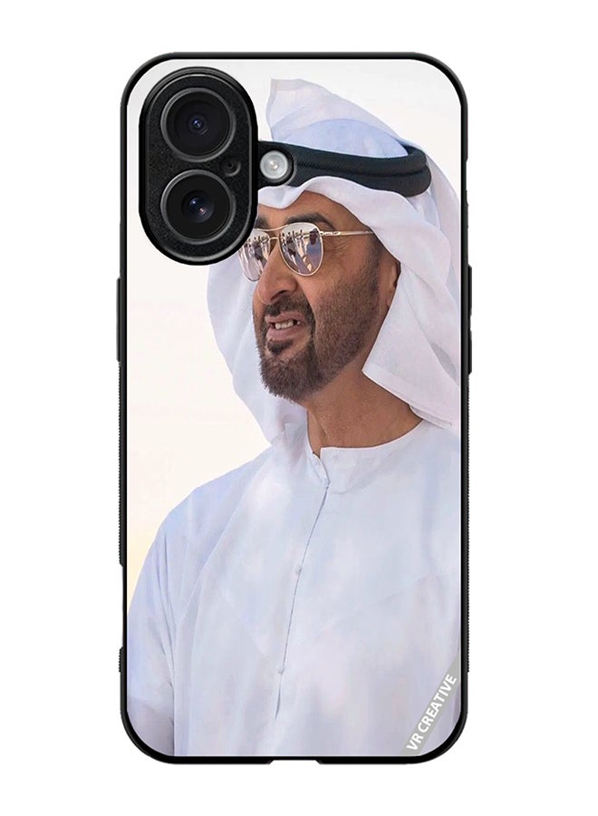 Protective Case Cover For Apple iPhone 17 Sheikh Mohamed Bin Zayed Al Nahyan Design Multicolour
