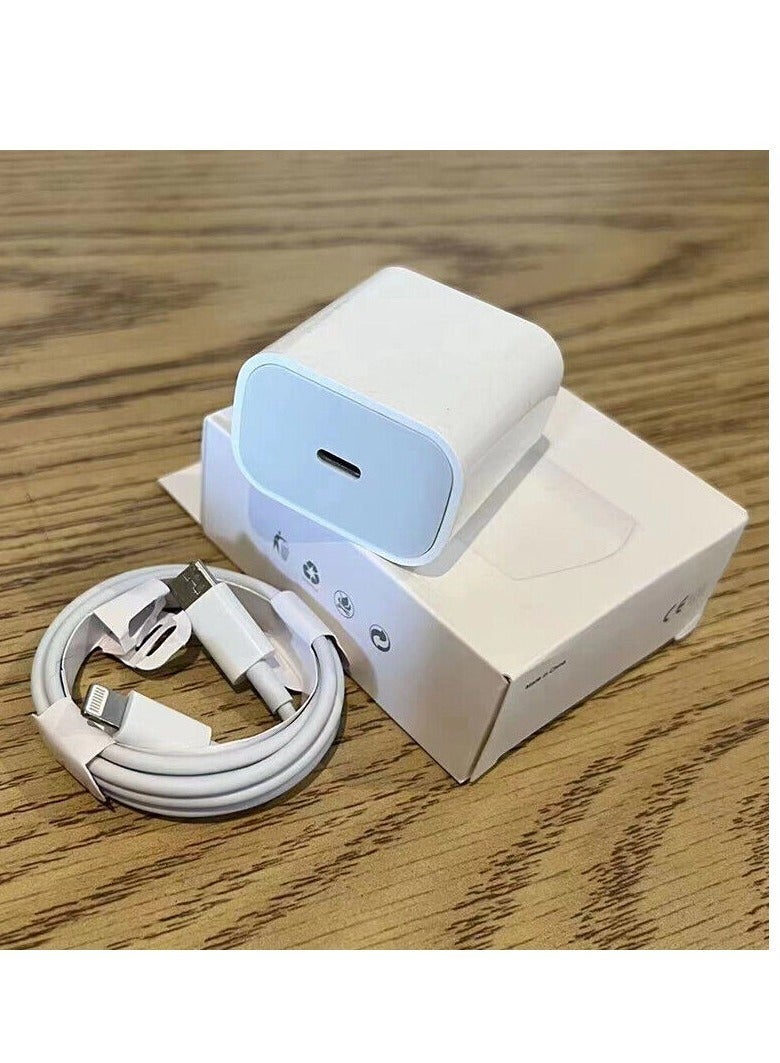 MUNTAQI For iPhone 11/12/13 Pro/X/XR Fast Charger 20W PD Cable Cord Power Adapter Type-C - Image 2