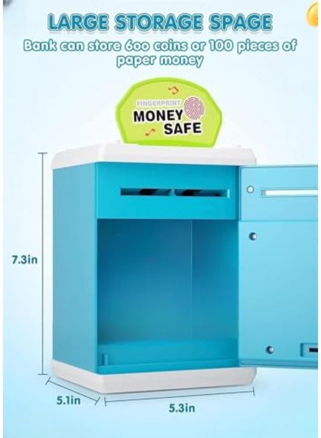 Electronic piggy bank for kids | ATM password piggy bank, automatic rolling coin storage box, the best toy gift for boys and girls aged 3-8. - Image 2