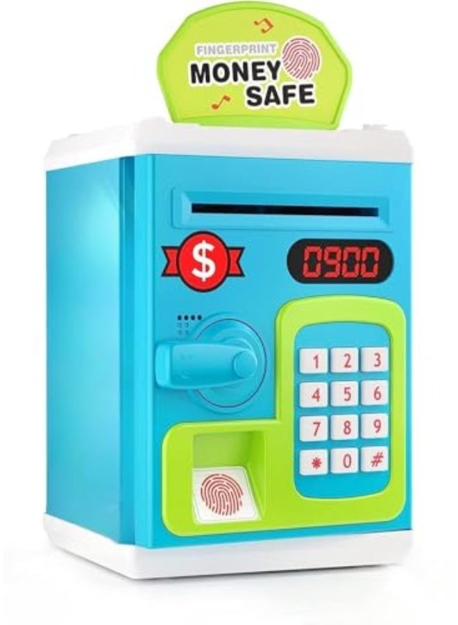 Electronic piggy bank for kids | ATM password piggy bank, automatic rolling coin storage box, the best toy gift for boys and girls aged 3-8. - Image 1
