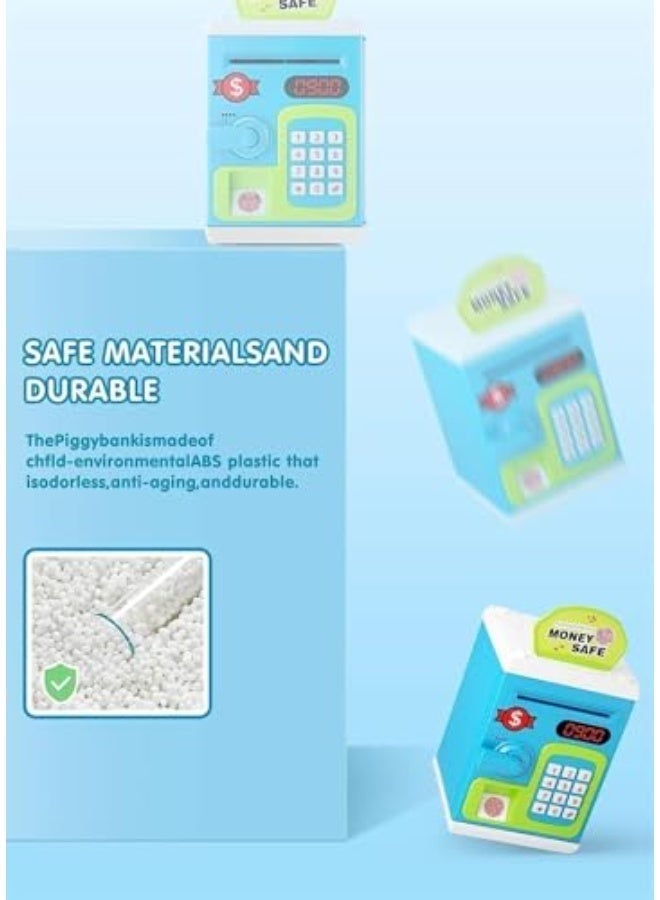 Electronic piggy bank for kids | ATM password piggy bank, automatic rolling coin storage box, the best toy gift for boys and girls aged 3-8. - Image 4