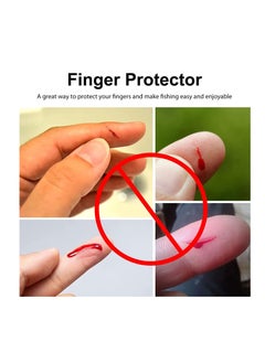 KASTWAVE Sea Fishing Casting Trigger, Cannon Surf Fishing Trigger Aid, Fixed Spool Casting Aid, Thumb Button, Cannon Clip, Bionic Finger for Fishing Finger Protector, Black, 2 Pcs  - Image 4