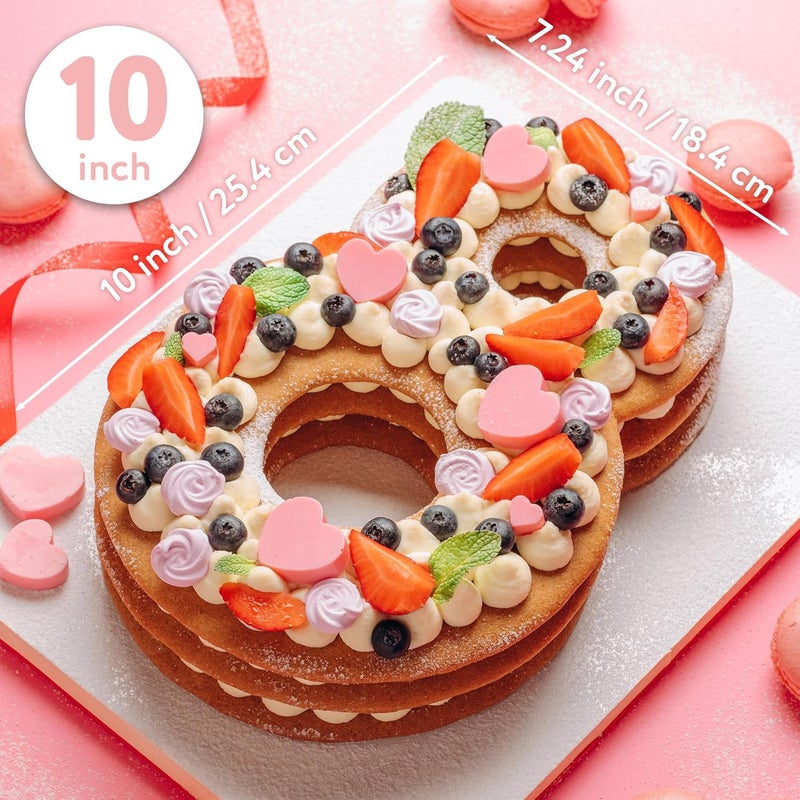 Qualiteia Cake Stencils - Number Templates (10 inch, Number Stencils) - Image 5