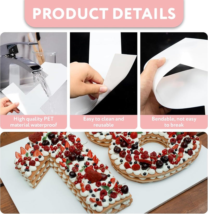 Qualiteia Cake Stencils - Number Templates (10 inch, Number Stencils) - Image 2