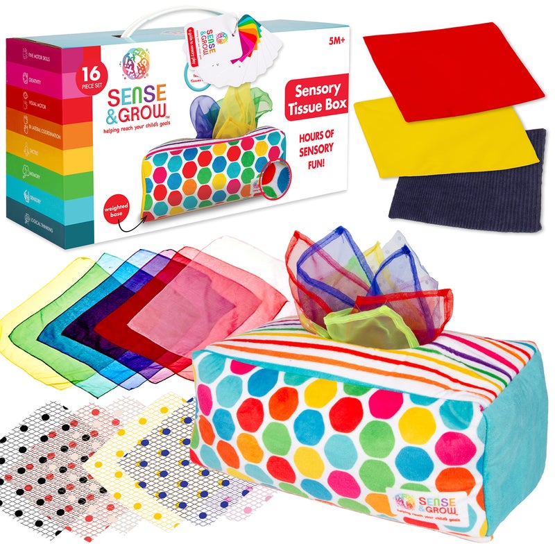 Creative Kids Sensory Pull Along Baby Tissue Box Montessori Toy for 612 Months