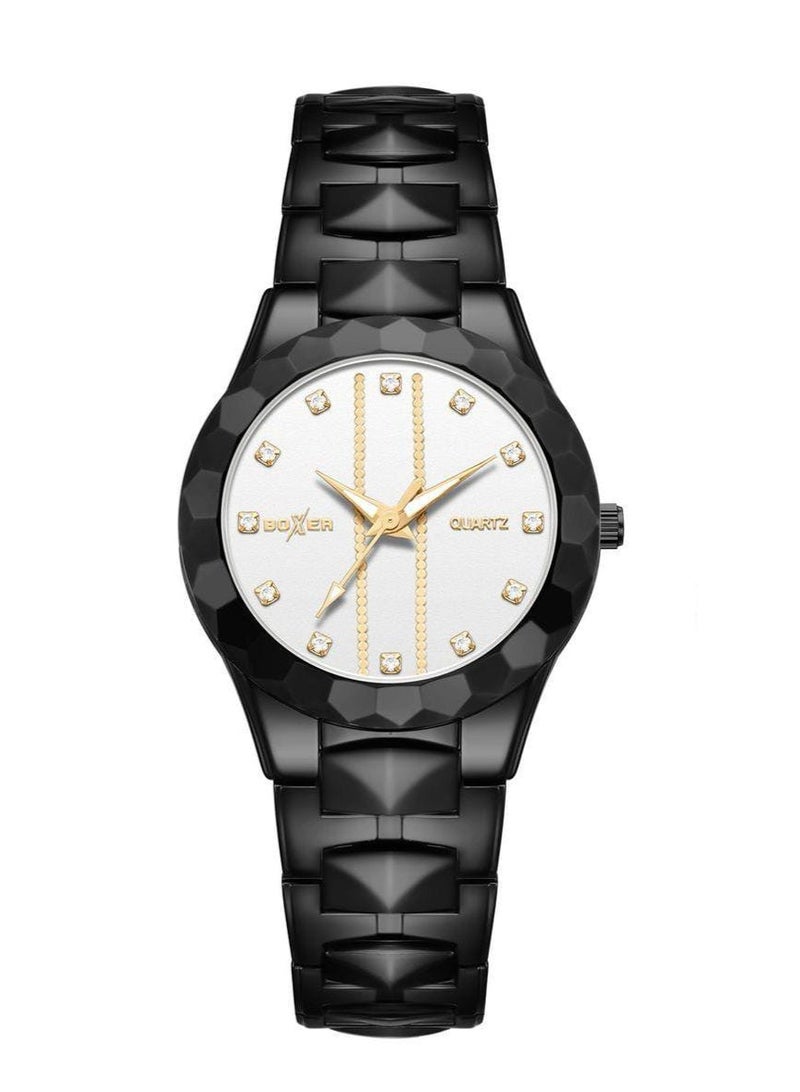 بوكسر ساعة يد بوكسر BX-073-6 للرجال بسوار من الجلد - تصميم أنيق من الفولاذ المقاوم للصدأ، متينة وأنيقة - Image 1