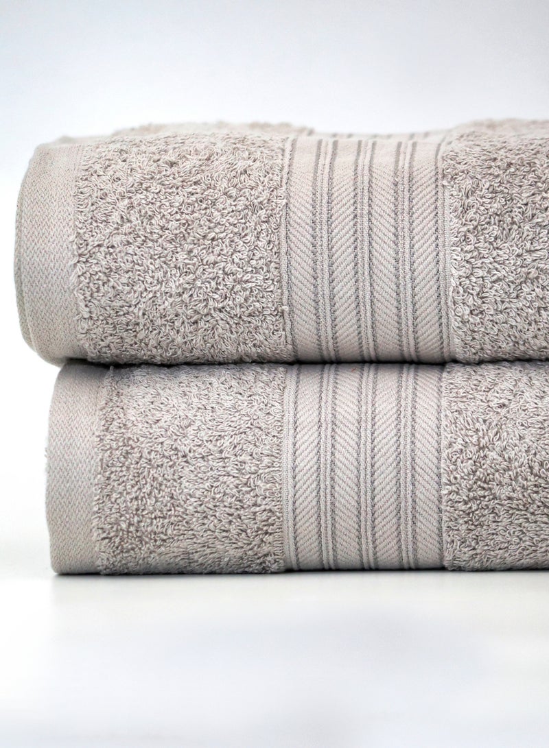 Baltic Linen 100% Cotton Ultra Soft Bath Towel Set, 70x140 cm, Super Absorbent, Quick Dry And Antibacterial Treatment, 500 GSM Terry  - Image 4