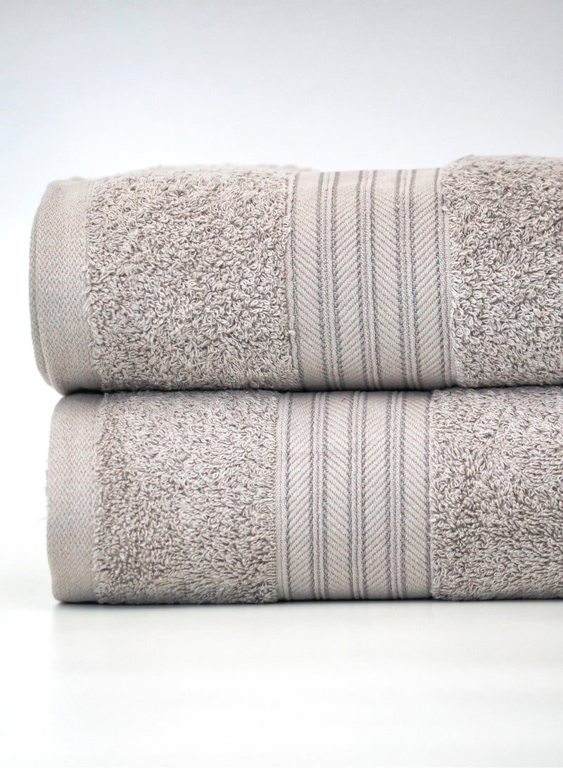 Baltic Linen 100% Cotton Ultra Soft Bath Towel Set, 70x140 cm, Super Absorbent, Quick Dry And Antibacterial Treatment, 500 GSM Terry  - Image 3