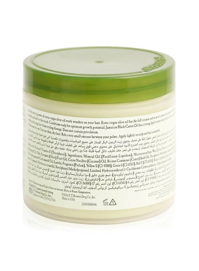 بالمرز كريم تصفيف الشعر بزيت الزيتون مع فيتامين هـ وزيت الخروع الأسود، بلسم ومصفف للشعر وفروة الرأس، 150 غرام - Image 2