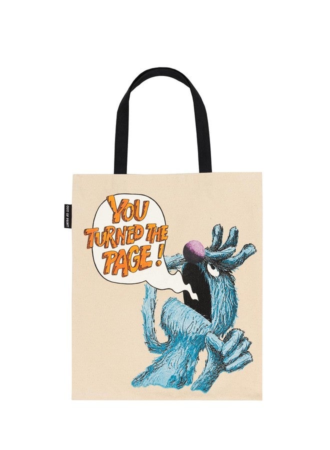 Out of Print The Monster at the End of This Book Tote Bag with Inner Pocket - Officially Licensed Sesame Street Gift for Book Lovers - Image 1
