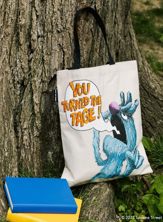 Out of Print The Monster at the End of This Book Tote Bag with Inner Pocket - Officially Licensed Sesame Street Gift for Book Lovers - Image 4