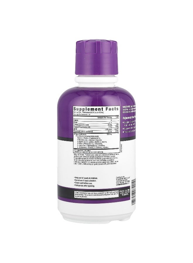 Rejuvicare, Collagen Beauty Formula, Liquid Collagen Complex, Grape, 16 fl oz (473 ml) - Image 2