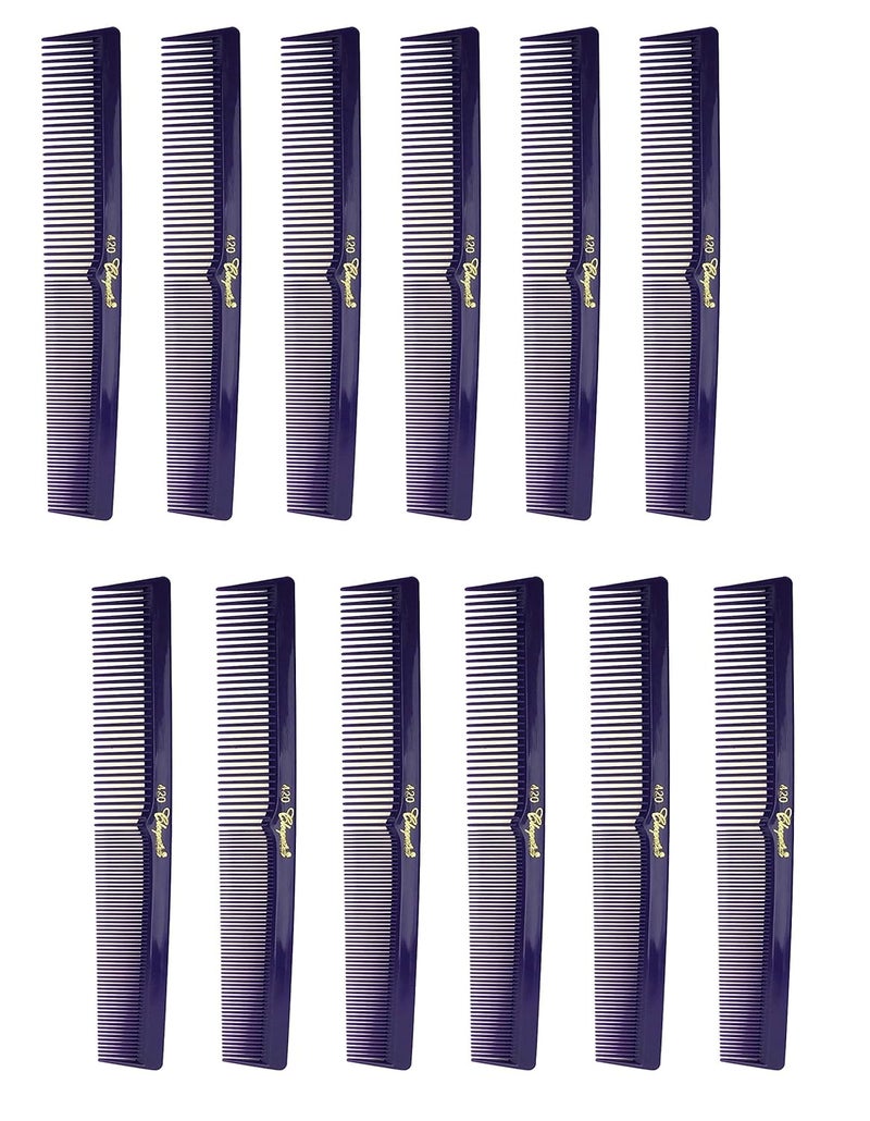 Krest 7 Inch Hair Cutting Combs Barbers  Hairstylist Combs Purple 1 DZ