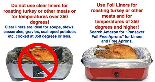 PanSaver Electric Roaster Liners. Fits 16, 18, 22 Quart Roasters 10 Pack of Liners(5 boxes of 2 bags each), Rectangular - Image 2