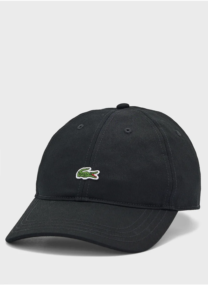 LACOSTE Logo Curved Peak Caps