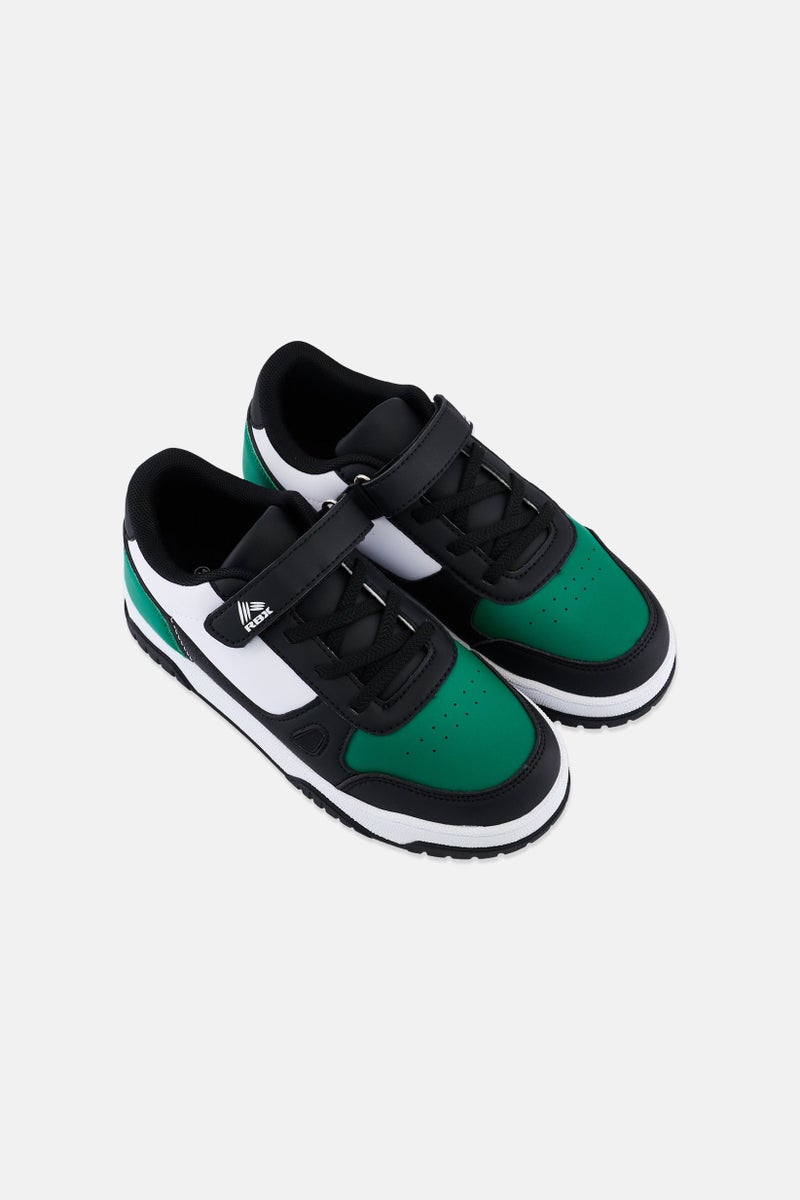 RBX Kids Boy Brand Logo Velcro Closure Outdoor Shoes, Multicolor - Image 4