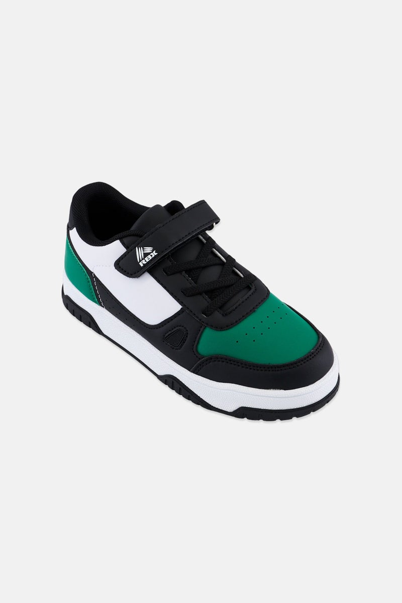 RBX Kids Boy Brand Logo Velcro Closure Outdoor Shoes, Multicolor - Image 1