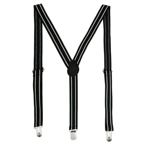 Kavove The Savvy Striped Black Suspender - Image 4