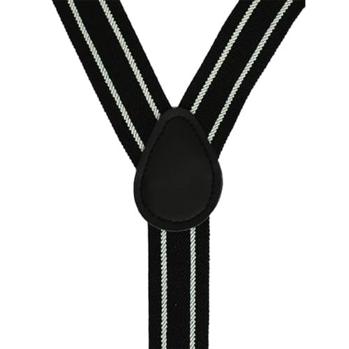 Kavove The Savvy Striped Black Suspender - Image 5