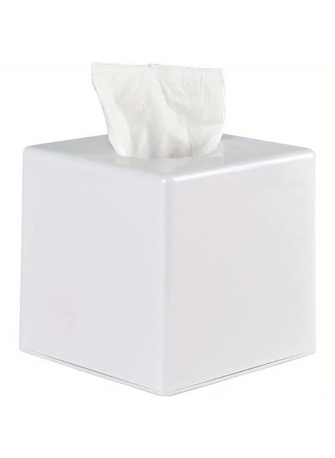 غطاء صندوق المناديل الأسود المربع - تصميم حديث وبسيط وسهل التنظيف - Image 4