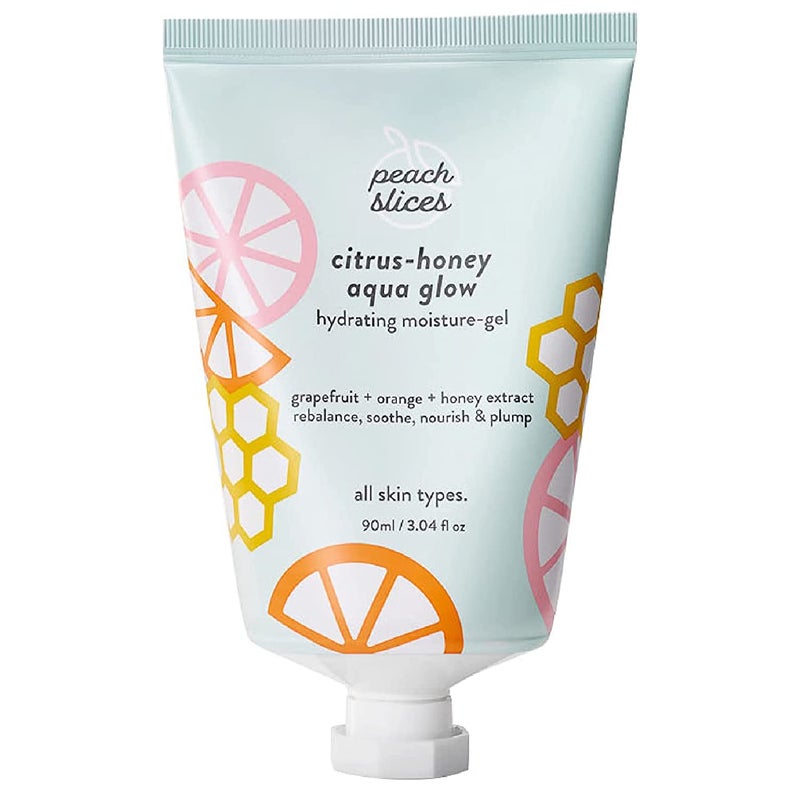Peach Slices - Citrus-Honey Aqua Glow Moisturizer (3.04 oz) - Hydrating Moisture-Gel - Rebalance, Soothe, & Nourish - Grapefruit, Orange, Honey Extract - Vegan, Cruelty Free, Korean Skin Care & Beauty - Image 1