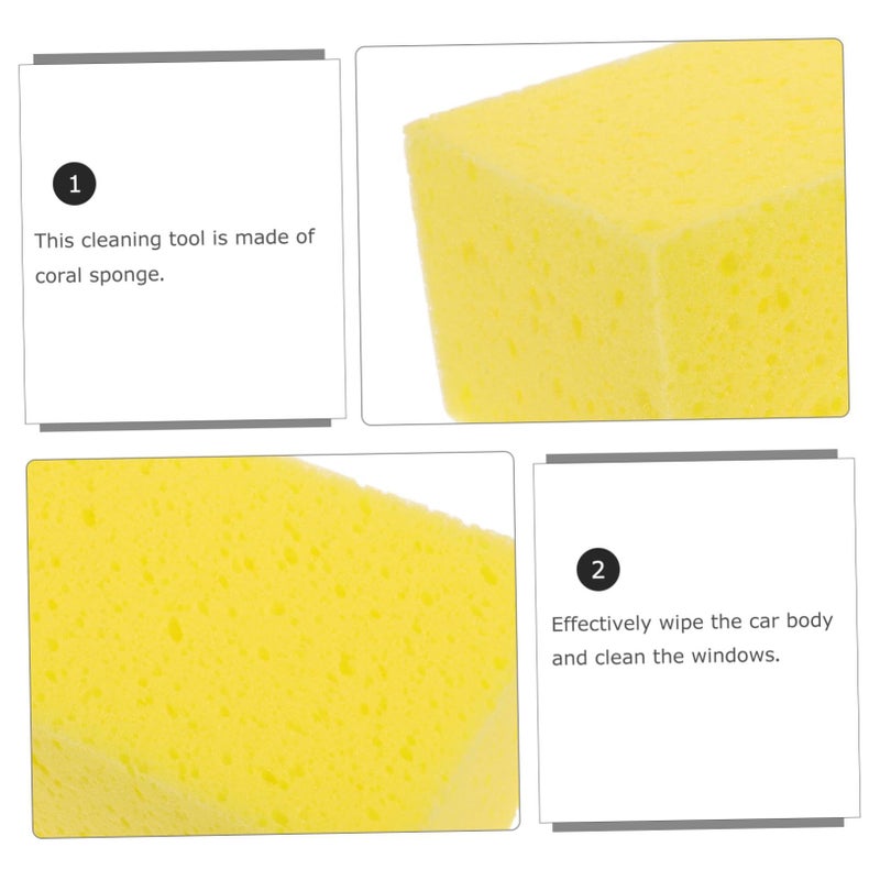Honeycomb Car Wash Sponge Gentle Cleaning Lightweight Reusable Compact - Image 4