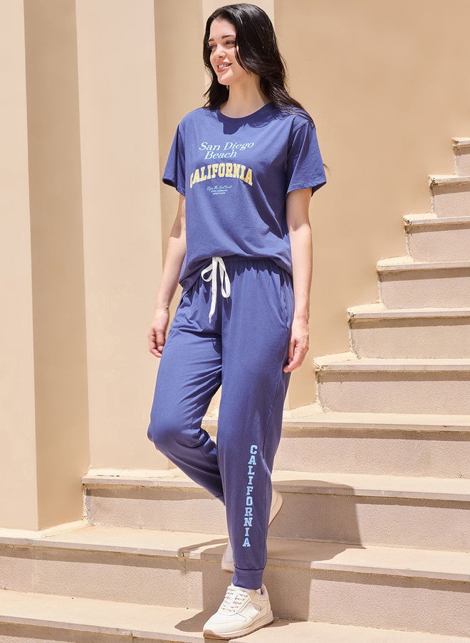 beebelle ETC X beebelle Women Printed Top & Joggers Co-Ord Set - Image 5