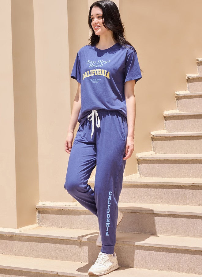beebelle ETC X beebelle Women Printed Top & Joggers Co-Ord Set - Image 3