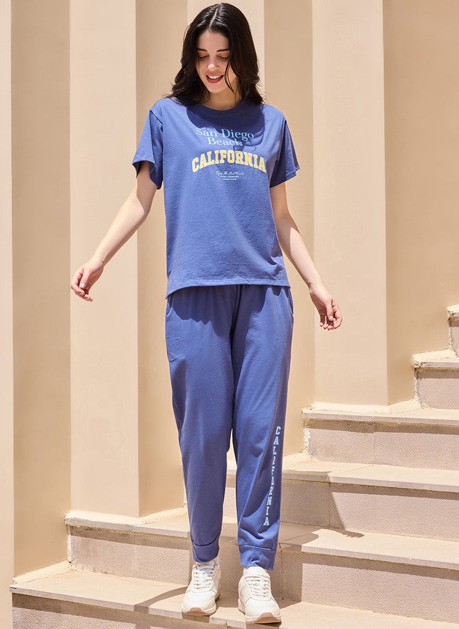 beebelle ETC X beebelle Women Printed Top & Joggers Co-Ord Set - Image 1