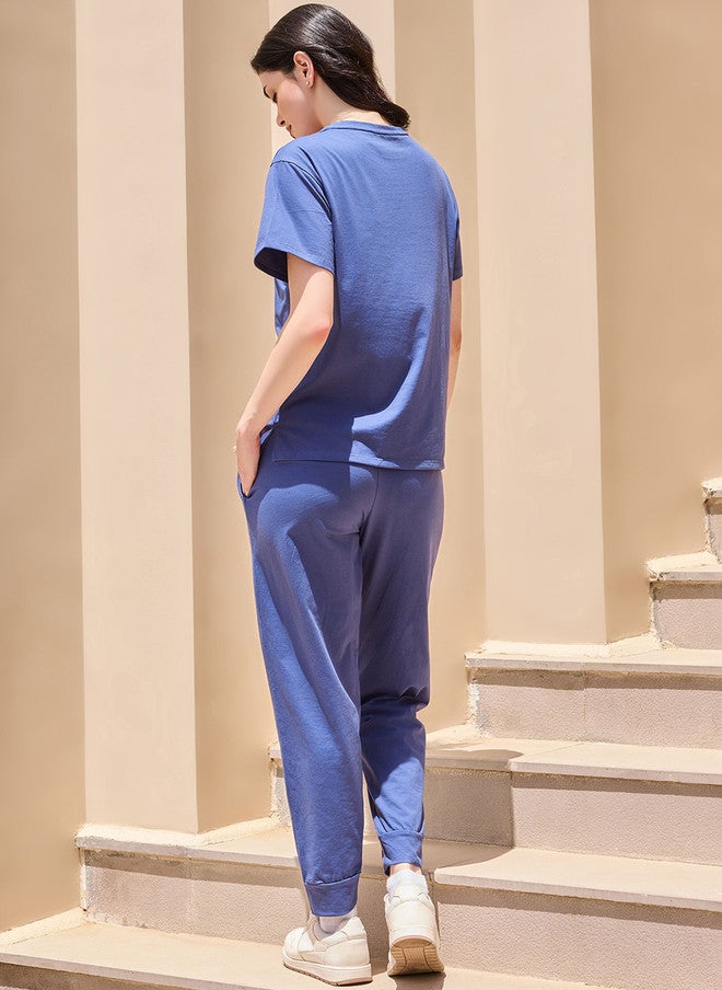 beebelle ETC X beebelle Women Printed Top & Joggers Co-Ord Set - Image 4