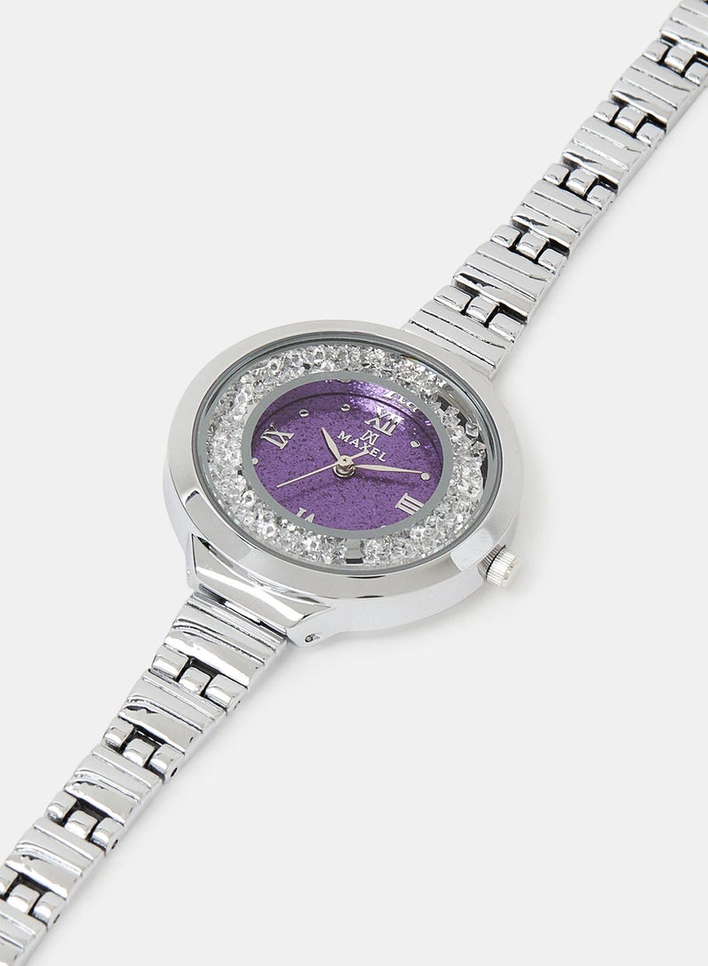 Maxel Women's Fashion Waterproof Luxury Analog Wrist Watch MX502 - 28mm - Image 2