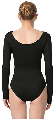 MOLLDAN Women Basic Dance Leotard Long Sleeve Adult Team Short Sleeve Ballet Leotard Tank Top Sleeveless Dancewear(4028-S-06) - Image 2