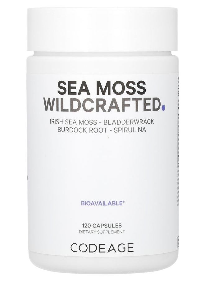 Codeage Sea Moss Wildcrafted 120 Capsules 