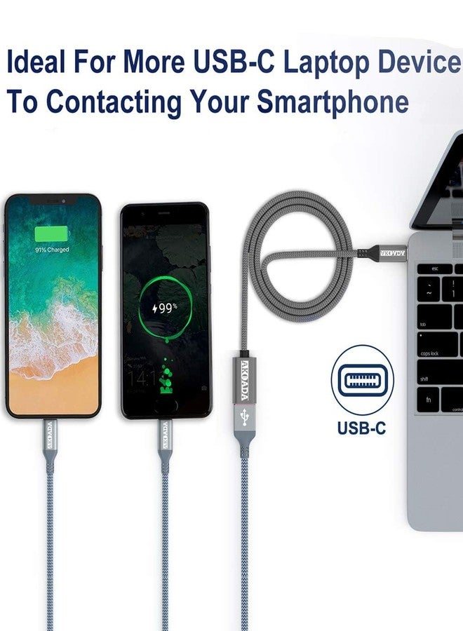 AkoaDa USB C to USB3.0 Adapter 5.9ft,Type C Male to USB-A Female Adapte USBC to USB Adapter,OTG Cable to Type A Adapte for iPhone 17 16 15 14 13 Plus Pro Max,iPad MacBook Pro/Air 2023, Galaxy S25 24 23 22 - Image 5