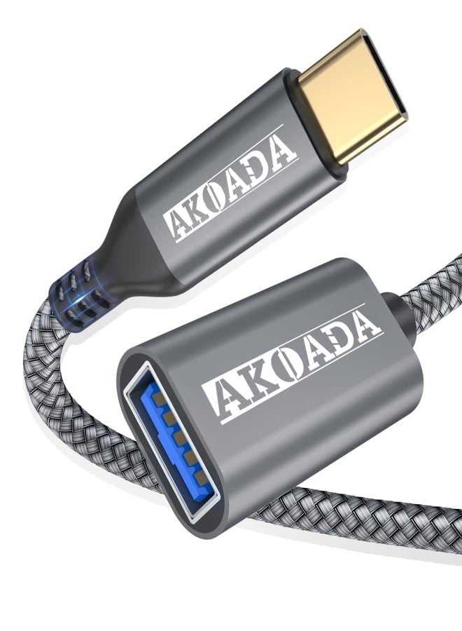 AkoaDa USB C to USB3.0 Adapter 5.9ft,Type C Male to USB-A Female Adapte USBC to USB Adapter,OTG Cable to Type A Adapte for iPhone 17 16 15 14 13 Plus Pro Max,iPad MacBook Pro/Air 2023, Galaxy S25 24 23 22 - Image 1