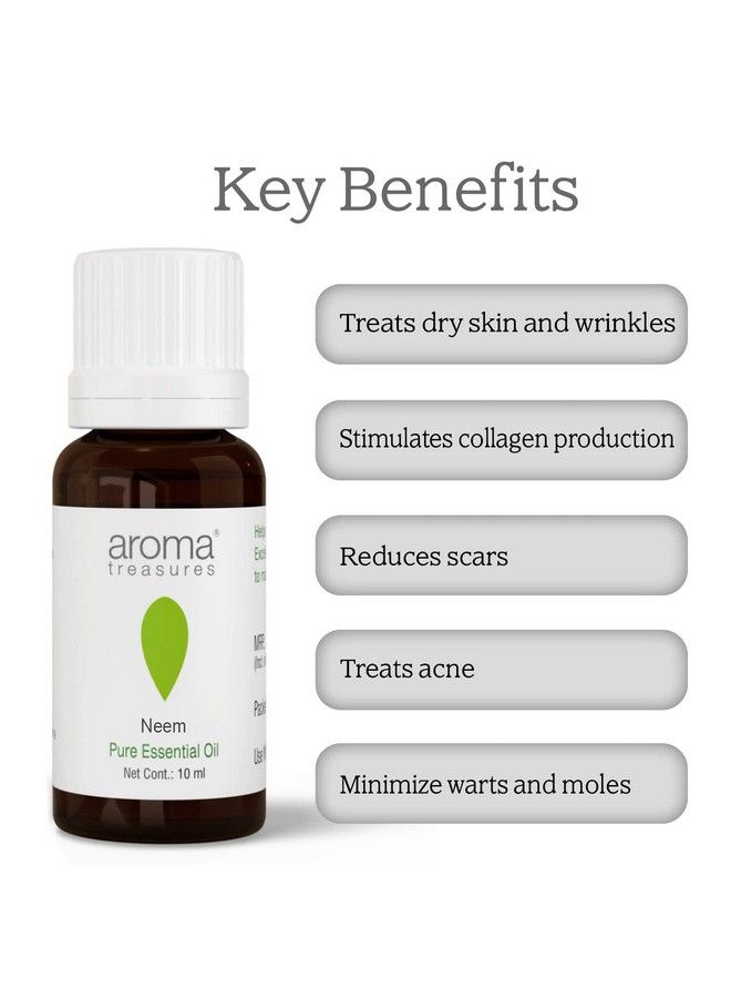 Aroma Treasures Neem Essential Oil 10 Ml (Pack Of 2) - Image 5