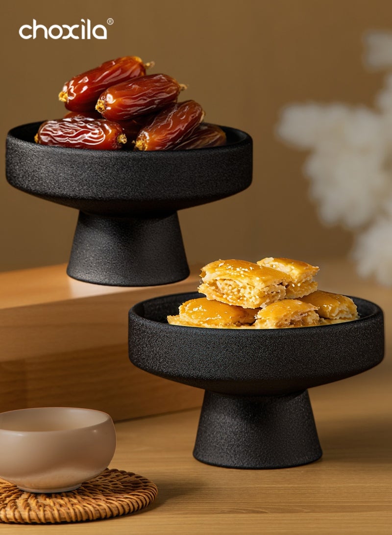 choxila 1pc Ceramic dessert cup with feet, ice cream cup, for family dinners, afternoon tea, bedroom - Image 1