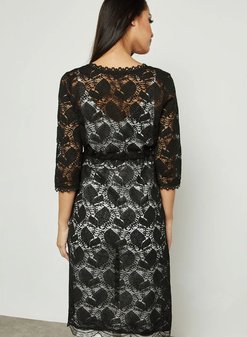ELLA Lace Longline Kimono
