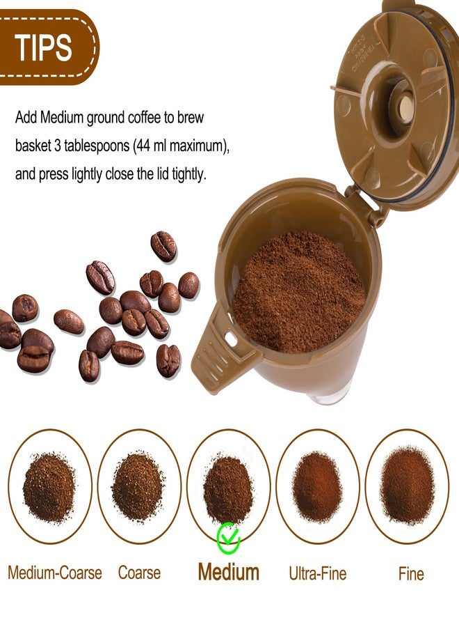 RO6G Coffee Filter Brew Basket Replacement Hamilton Flexbrew Coffee Maker Parts 49976 49968 49974 49975 49979 49950 for Hamilton Coffee Maker Single Serve Filter Basket - 2 Pack - Image 4