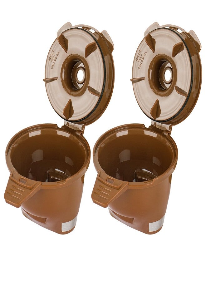 RO6G Coffee Filter Brew Basket Replacement Hamilton Flexbrew Coffee Maker Parts 49976 49968 49974 49975 49979 49950 for Hamilton Coffee Maker Single Serve Filter Basket - 2 Pack - Image 1