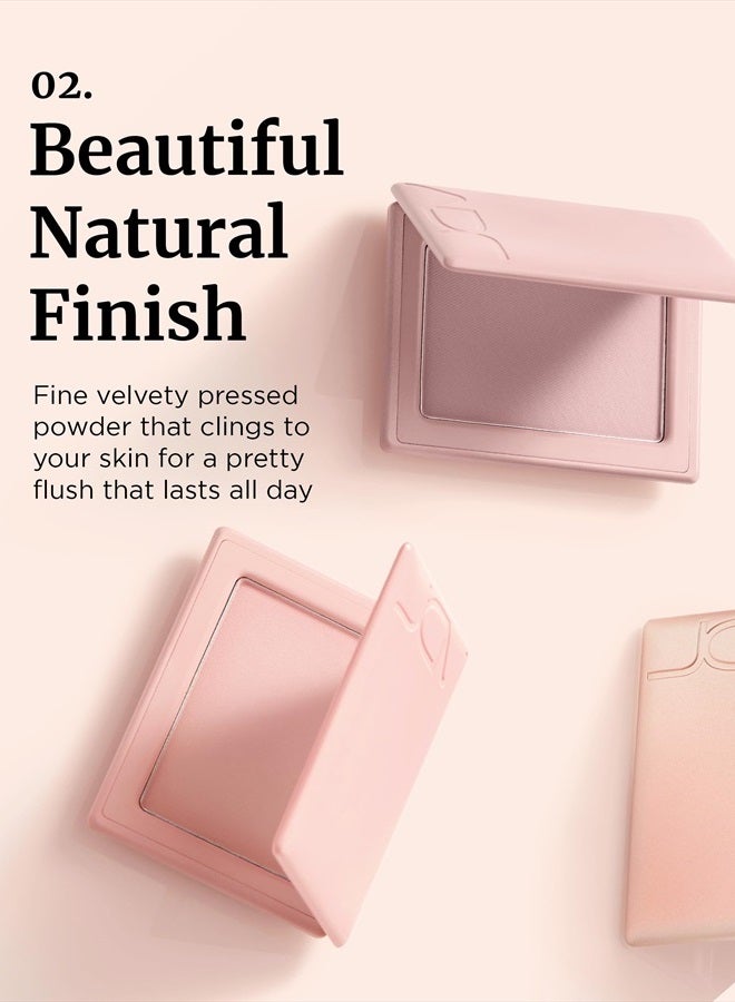 VDL Cheekstain Pastel Blush for Cheeks (Favorite Lavender, 0.2oz) - Lightweight, Velvet Powder Formula - Seamless, Long-Lasting, Natural-Looking Glow | Korean Makeup - Image 3