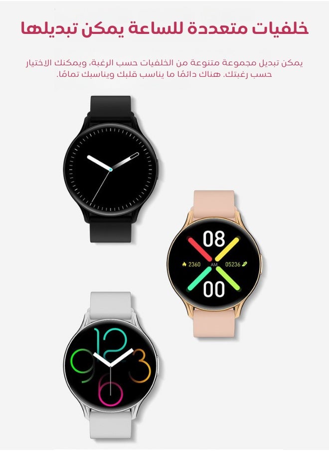 AOLON GTR2 AMOLED Always-on Display Bluetooth Talking Smartwatch Pink  - Image 2
