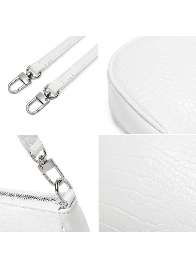 lapsting Women Small Shoulder Bag Mini Purse Womens Crossbody Clutch Purses 90s Y2k Bags, 1a - Large White, Small - Image 4