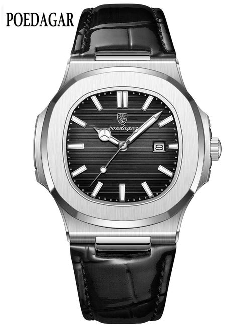 Man Watch Waterproof Luminous Men's Watch Quartz-40.5mm