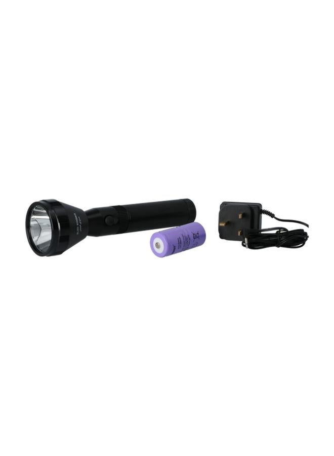 Stardust 220-240V Ergonomic Design Durable Plastic LED Flashlight Black - Image 4