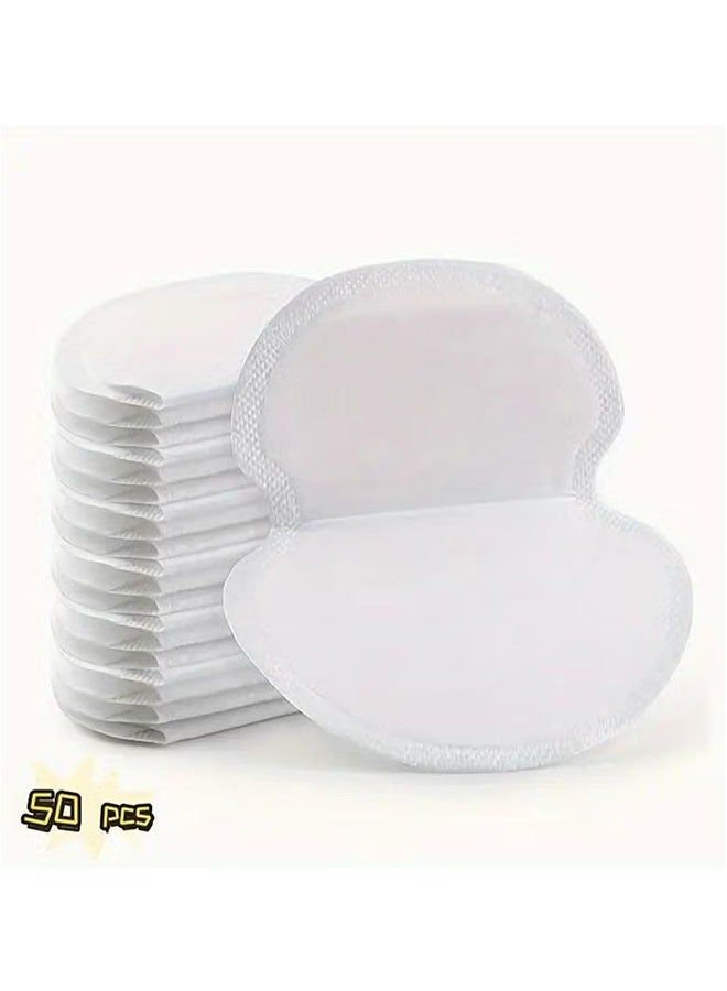 Generic 50 PCS Disposable Underarm Sweat Pads - Ultra-Absorbent, Invisible & Hypoallergenic Sweat Shields for Men & Women (No Stains, No Residue, All-Day Freshness)  - Image 2