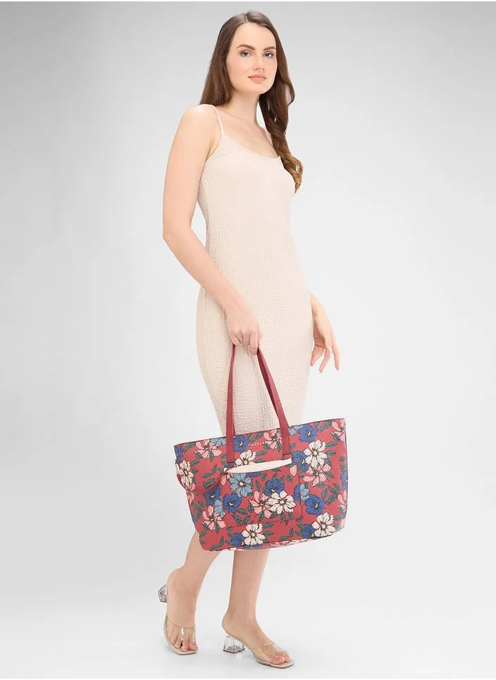 CAPRESE VANESSA TOTE L FUCHSIA