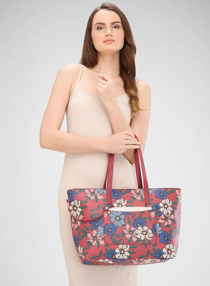 CAPRESE VANESSA TOTE L RED - Image 3