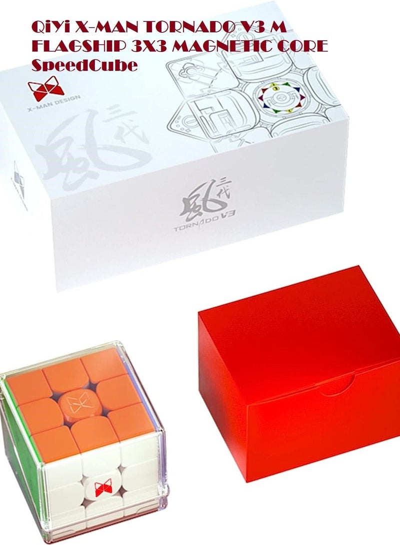 QiYi X-MAN Tornado V3 M FLAGSHIP 3X3 Magnetic core Speed cube - Image 1