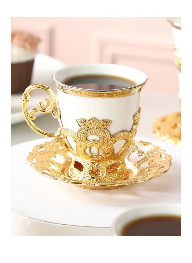 Premium Coffee Cups Set with 2 Cup and 2 Plate for Home, Office, Gift Box for Men and Women  - Image 4